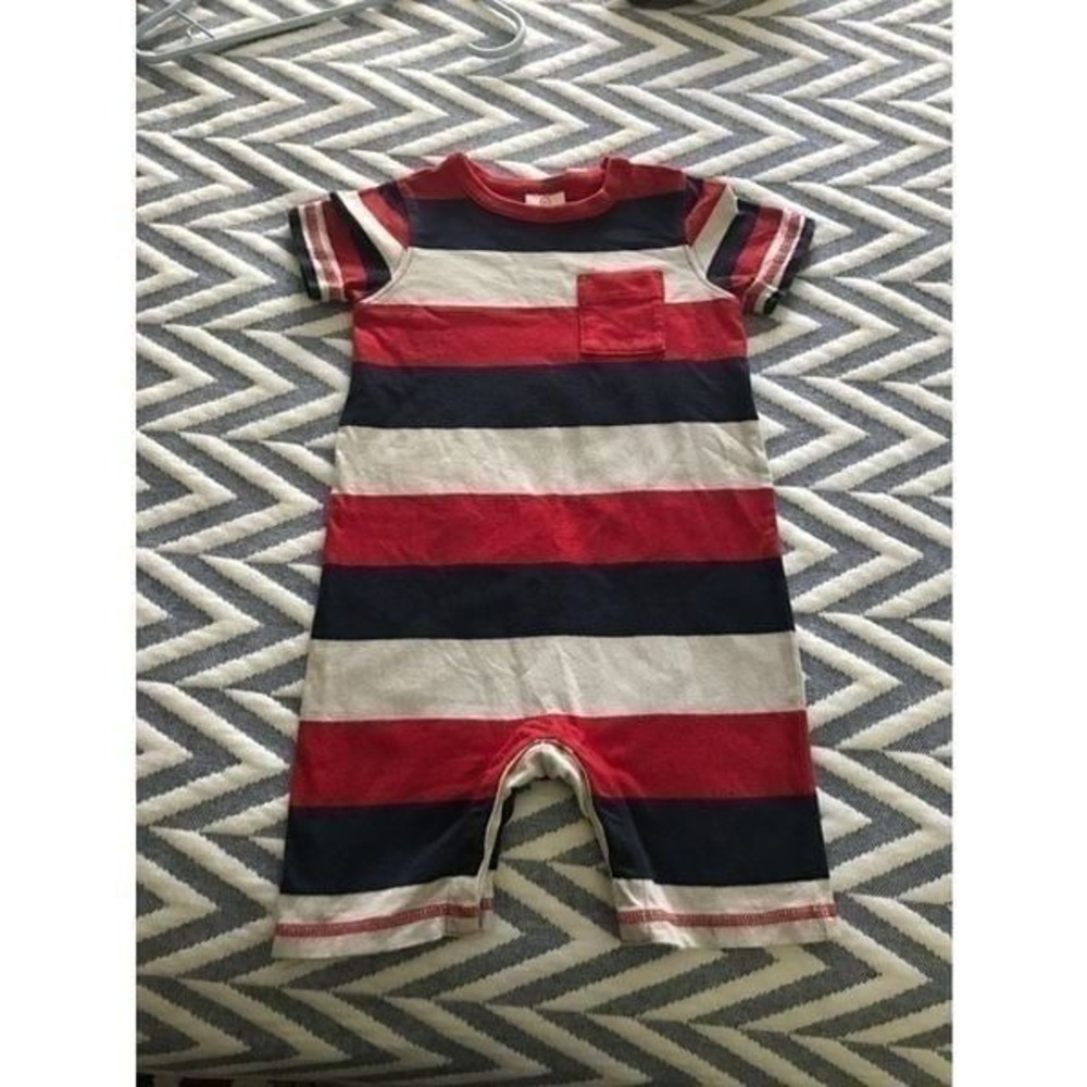 Hanna Andersson One Piece Stripe boys 24 months